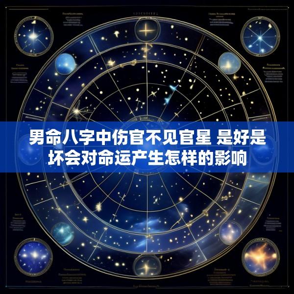 男命八字中伤官不见官星 是好是坏会对命运产生怎样的影响