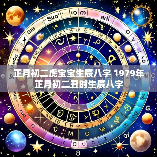 正月初二虎宝宝生辰八字 1979年正月初二丑时生辰八字