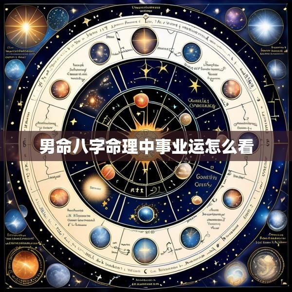 男命八字命理中事业运怎么看