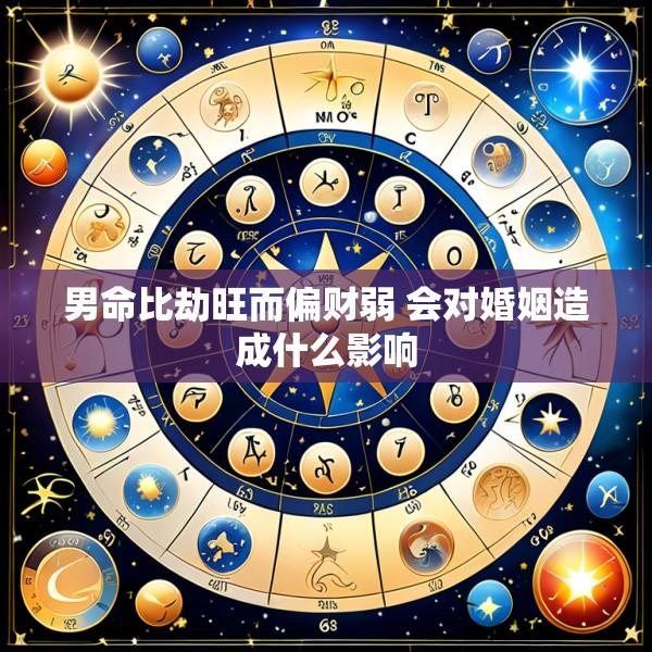 男命比劫旺而偏财弱 会对婚姻造成什么影响