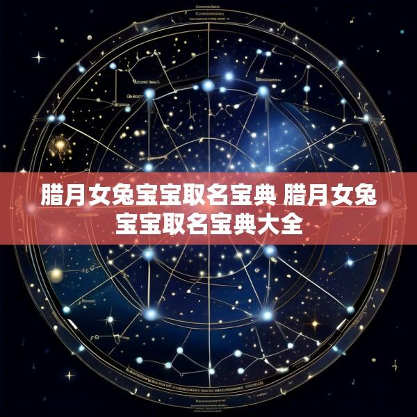 腊月女兔宝宝取名宝典 腊月女兔宝宝取名宝典大全