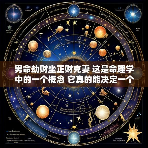 男命劫财坐正财克妻 这是命理学中的一个概念 它真的能决定一个人的婚姻吗