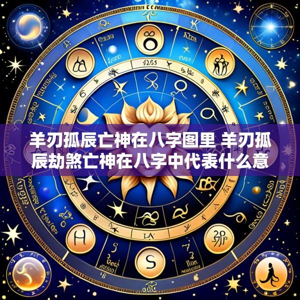 羊刃孤辰亡神在八字图里 羊刃孤辰劫煞亡神在八字中代表什么意思