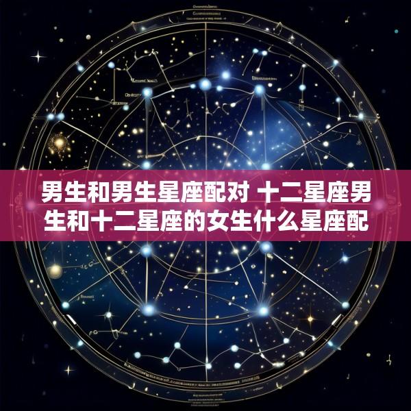 男生和男生星座配对 十二星座男生和十二星座的女生什么星座配