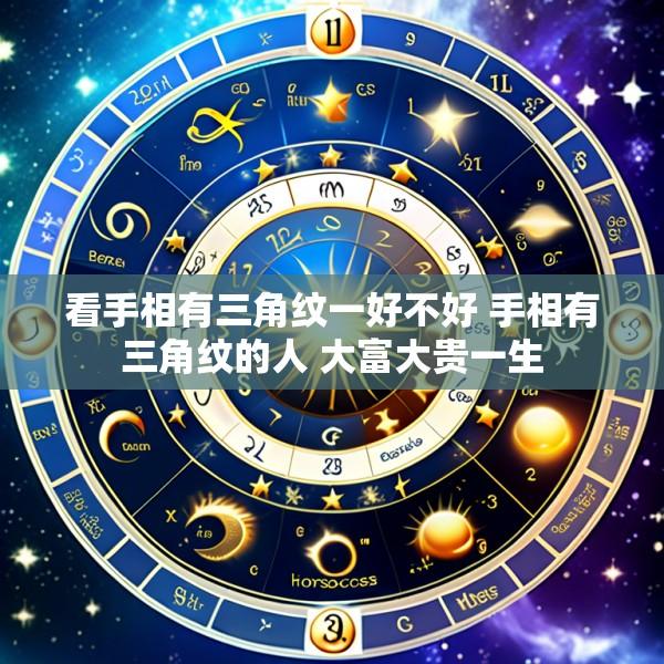 看手相有三角纹一好不好 手相有三角纹的人 大富大贵一生