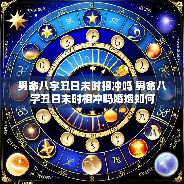 男命八字丑日未时相冲吗 男命八字丑日未时相冲吗婚姻如何