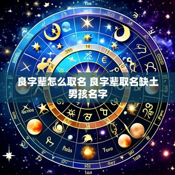 良字辈怎么取名 良字辈取名缺土男孩名字