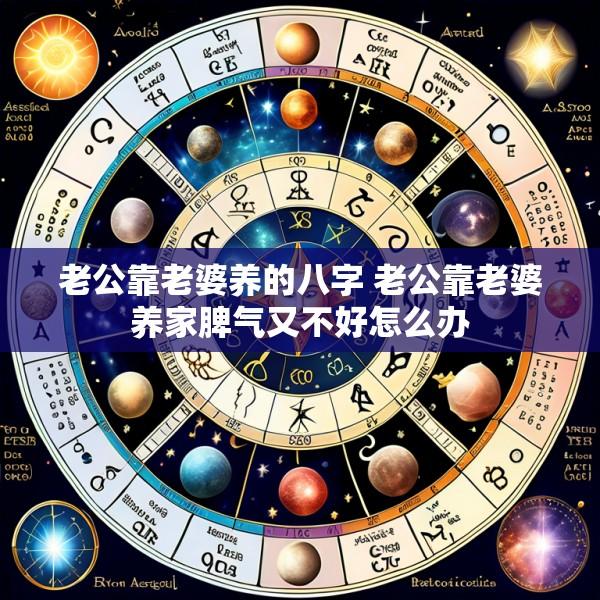 老公靠老婆养的八字 老公靠老婆养家脾气又不好怎么办