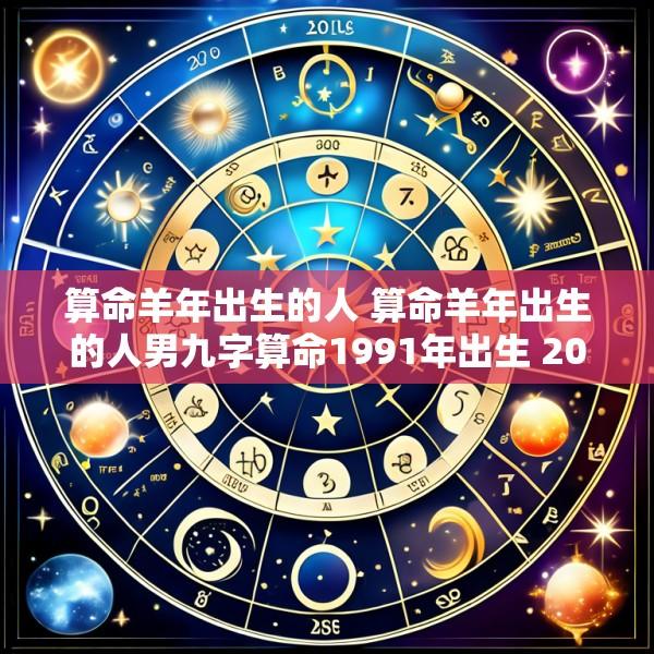 算命羊年出生的人 算命羊年出生的人男九字算命1991年出生 2025年算命