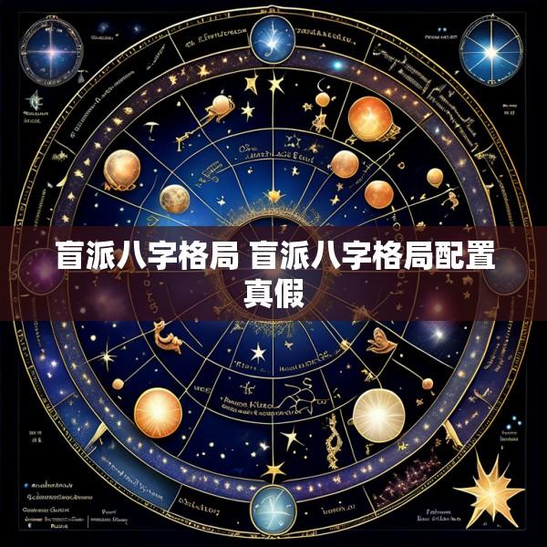 盲派八字格局 盲派八字格局配置真假