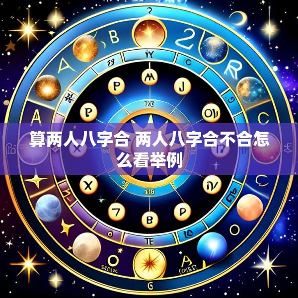 算两人八字合 两人八字合不合怎么看举例