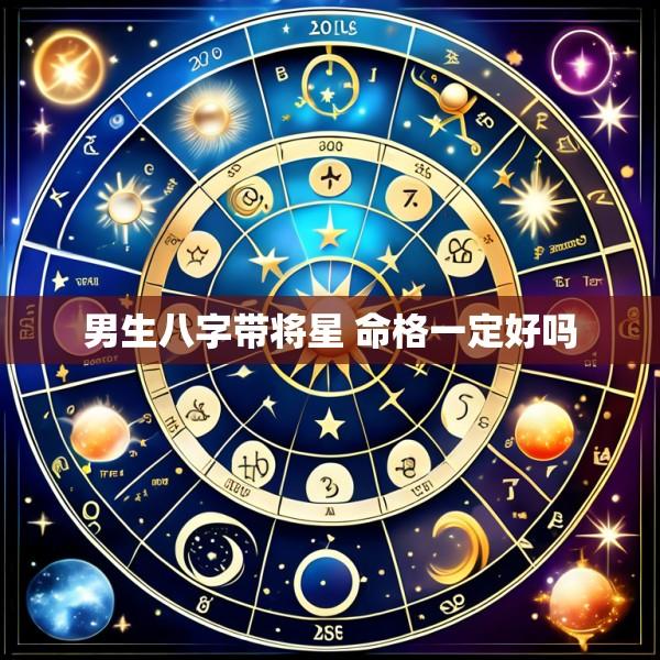 男生八字带将星 命格一定好吗