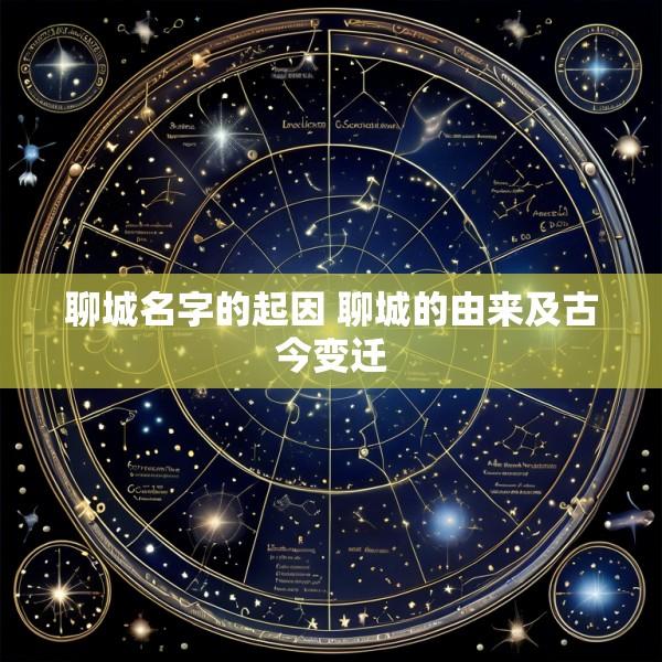 聊城名字的起因 聊城的由来及古今变迁