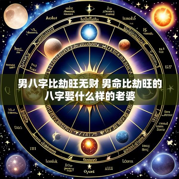 男八字比劫旺无财 男命比劫旺的八字娶什么样的老婆