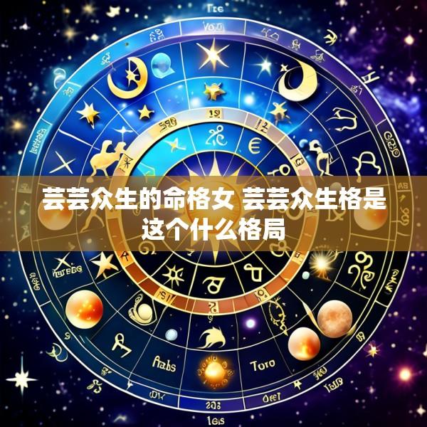 芸芸众生的命格女 芸芸众生格是这个什么格局