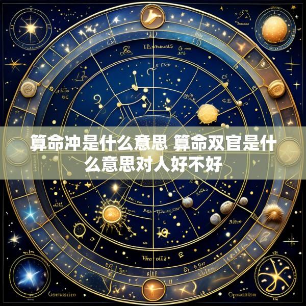 算命冲是什么意思 算命双官是什么意思对人好不好