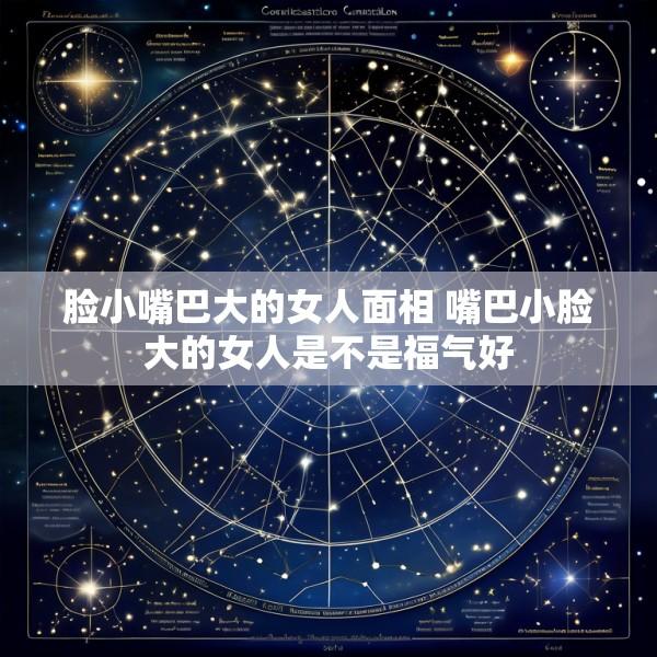 脸小嘴巴大的女人面相 嘴巴小脸大的女人是不是福气好