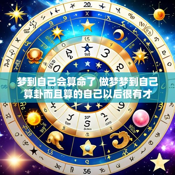梦到自己会算命了 做梦梦到自己算卦而且算的自己以后很有才