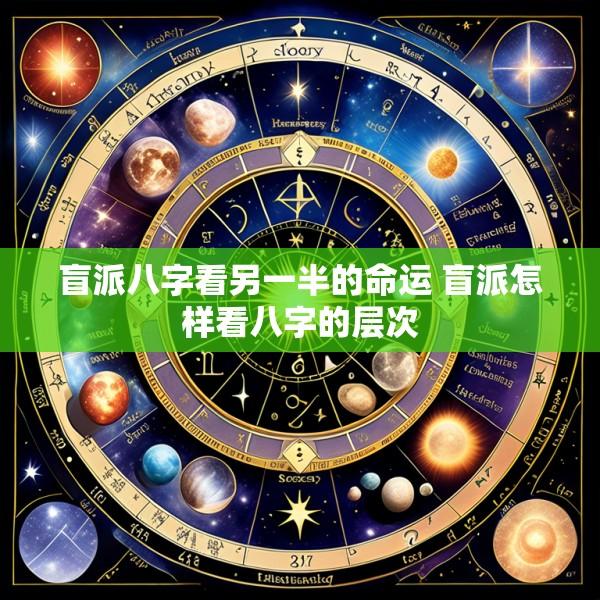 盲派八字看另一半的命运 盲派怎样看八字的层次