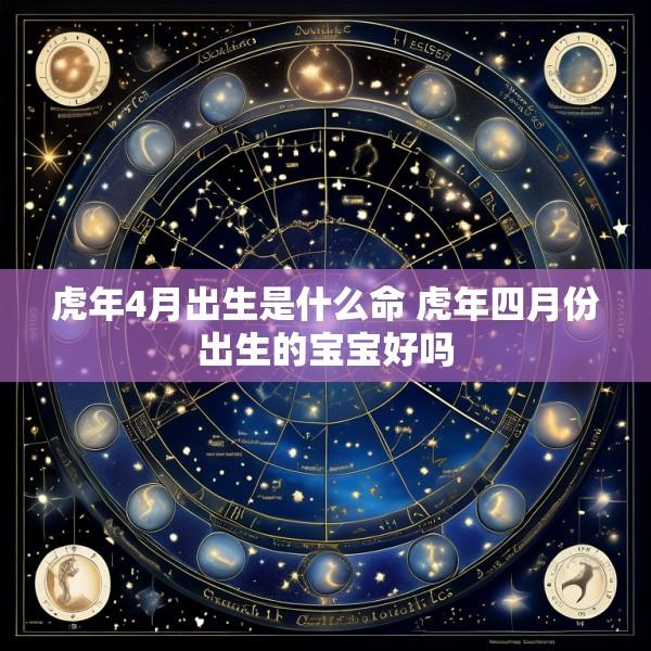 虎年4月出生是什么命 虎年四月份出生的宝宝好吗