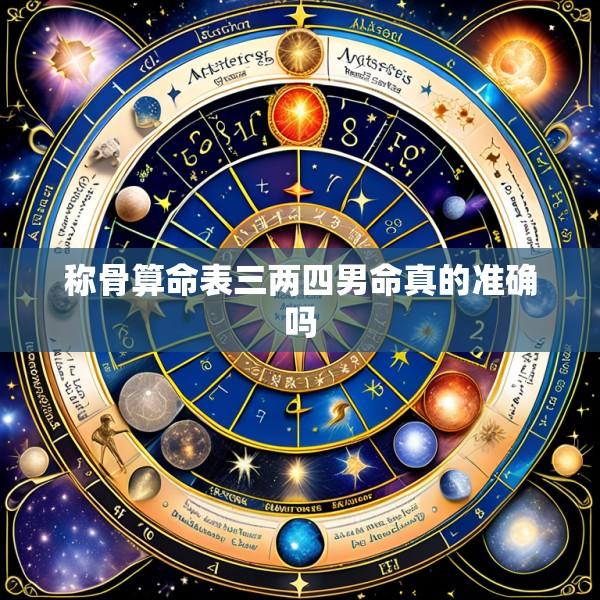 称骨算命表三两四男命真的准确吗