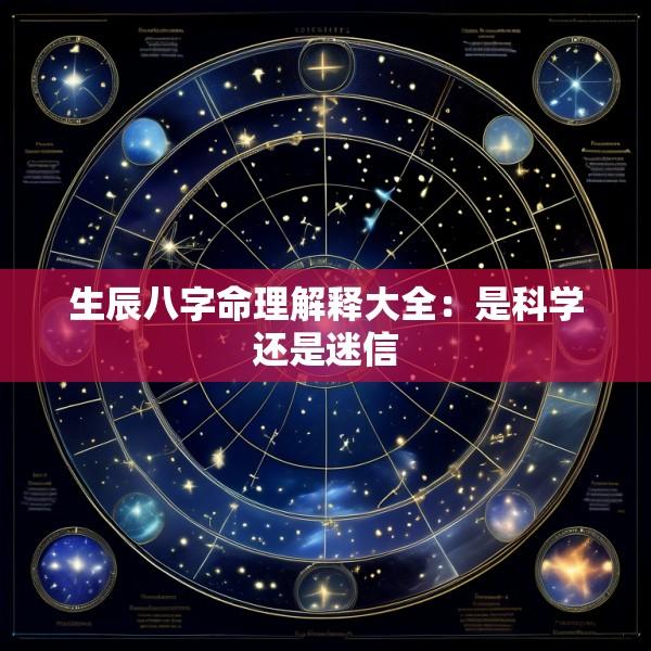 生辰八字命理解释大全：是科学还是迷信