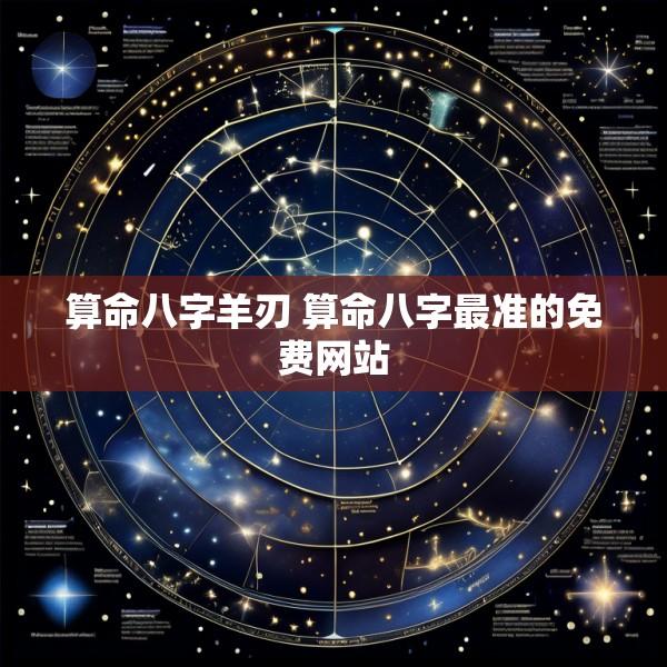 算命八字羊刃 算命八字最准的免费网站