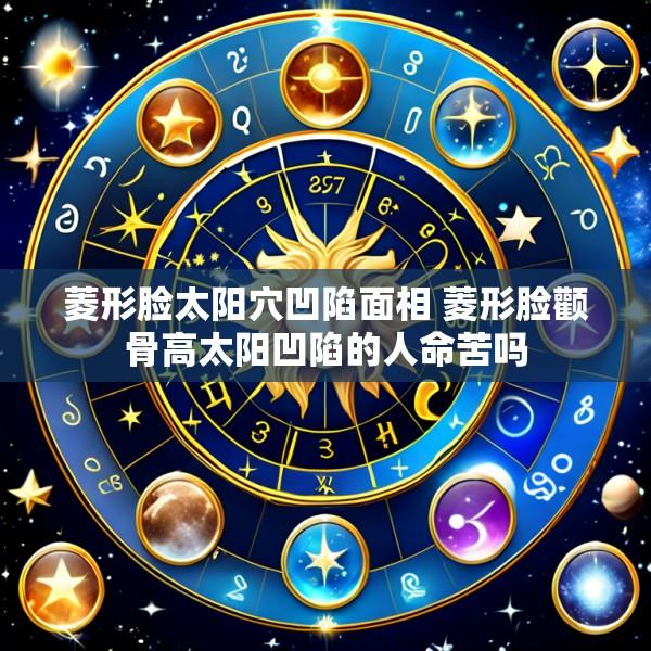 菱形脸太阳穴凹陷面相 菱形脸颧骨高太阳凹陷的人命苦吗