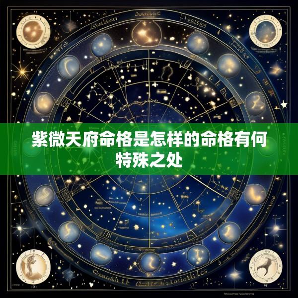 紫微天府命格是怎样的命格有何特殊之处