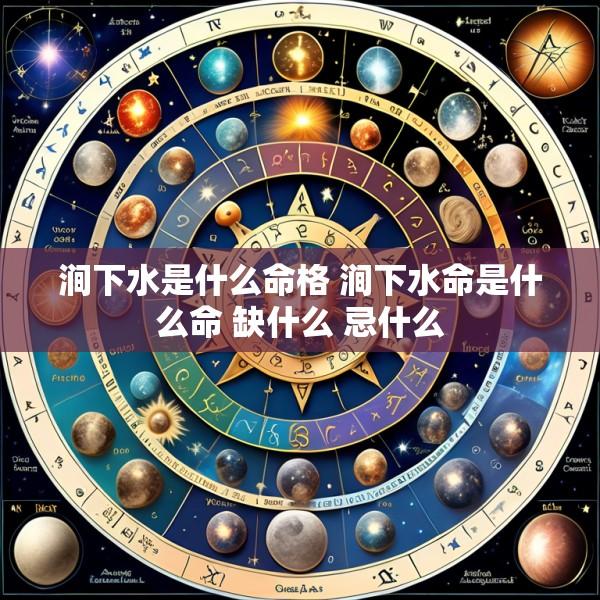 涧下水是什么命格 涧下水命是什么命 缺什么 忌什么