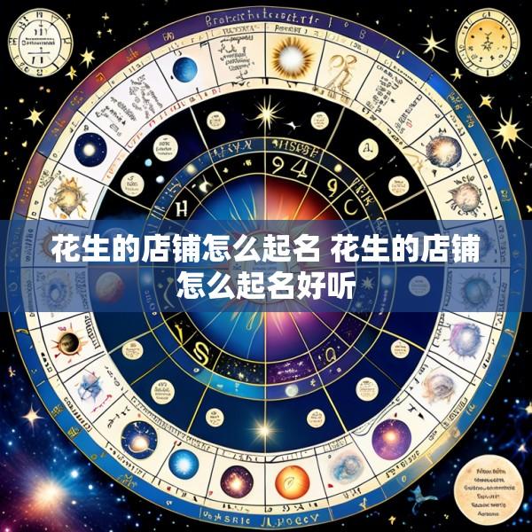 花生的店铺怎么起名 花生的店铺怎么起名好听