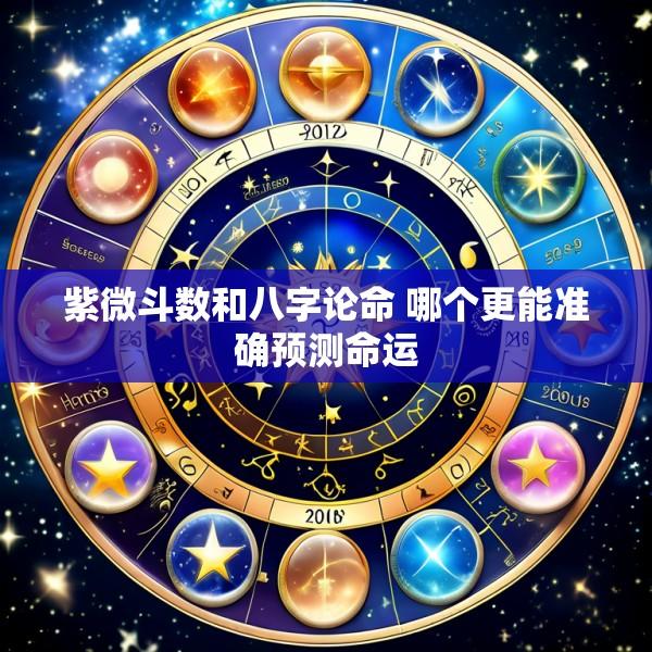 紫微斗数和八字论命 哪个更能准确预测命运