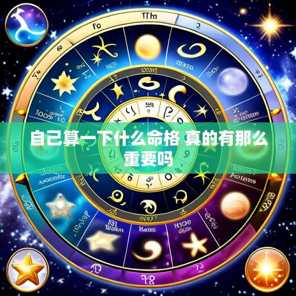 自己算一下什么命格 真的有那么重要吗