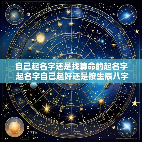 自己起名字还是找算命的起名字 起名字自己起好还是按生辰八字好