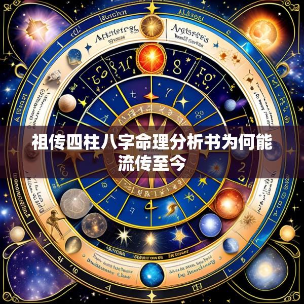 祖传四柱八字命理分析书为何能流传至今