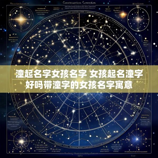 潼起名字女孩名字 女孩起名潼字好吗带潼字的女孩名字寓意