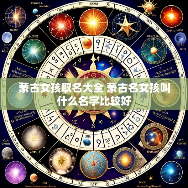 蒙古女孩取名大全 蒙古名女孩叫什么名字比较好