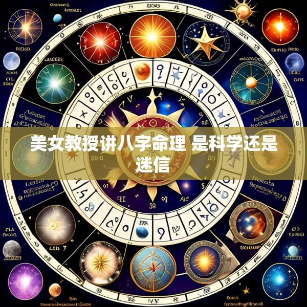 美女教授讲八字命理 是科学还是迷信