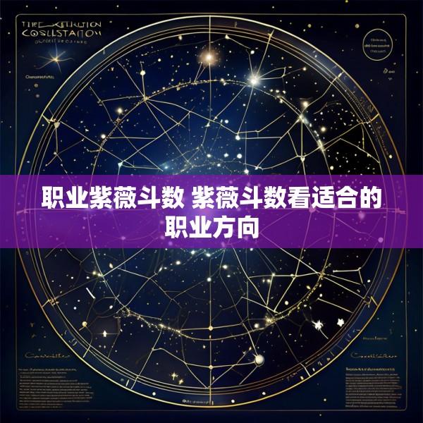 职业紫薇斗数 紫薇斗数看适合的职业方向