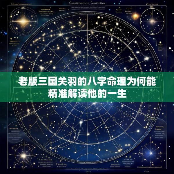 老版三国关羽的八字命理为何能精准解读他的一生