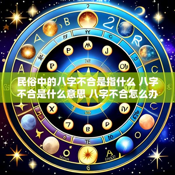 民俗中的八字不合是指什么 八字不合是什么意思 八字不合怎么办