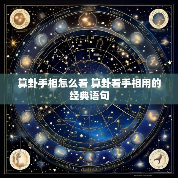 算卦手相怎么看 算卦看手相用的经典语句