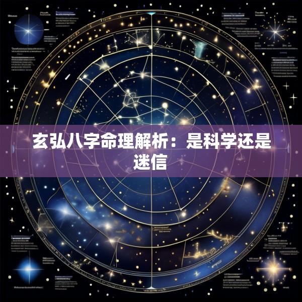玄弘八字命理解析：是科学还是迷信