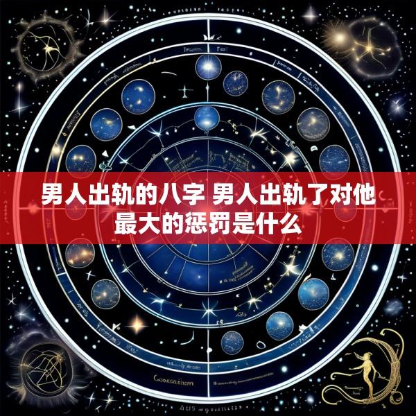 男人出轨的八字 男人出轨了对他最大的惩罚是什么