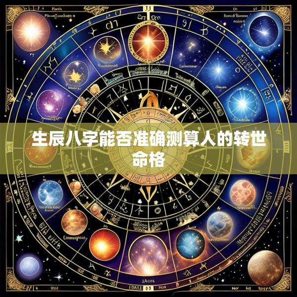 生辰八字能否准确测算人的转世命格