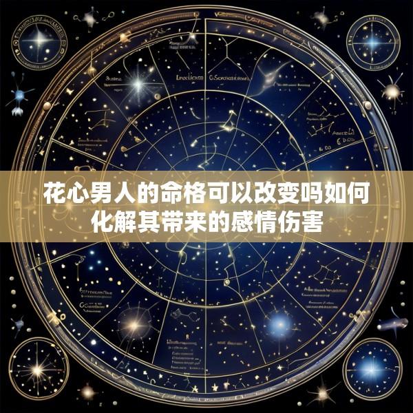花心男人的命格可以改变吗如何化解其带来的感情伤害