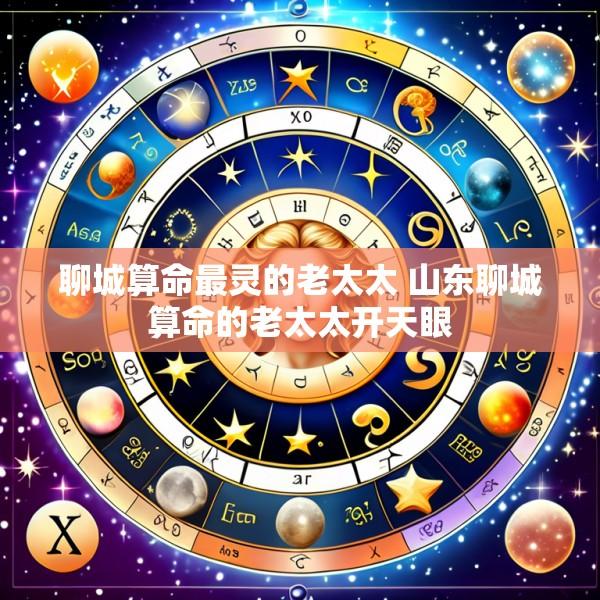 聊城算命最灵的老太太 山东聊城算命的老太太开天眼