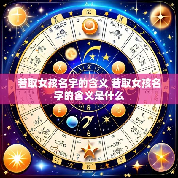 若取女孩名字的含义 若取女孩名字的含义是什么