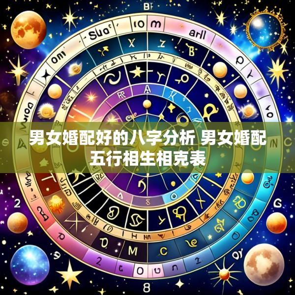 男女婚配好的八字分析 男女婚配五行相生相克表