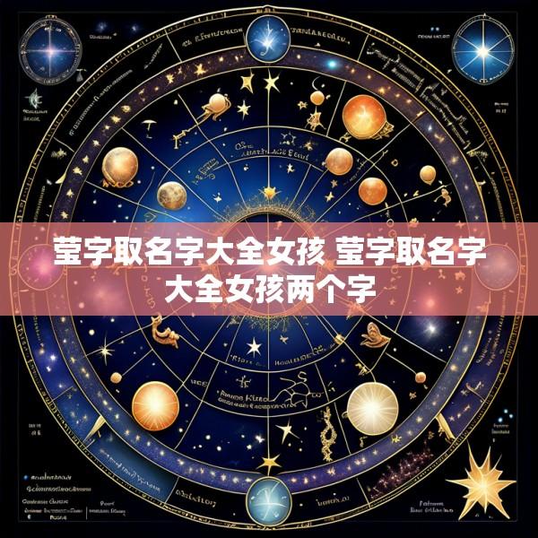 莹字取名字大全女孩 莹字取名字大全女孩两个字